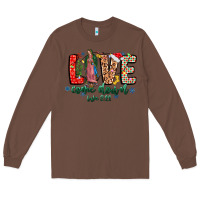 Chestnut Love ComeDown Luke 2.11-2 Long Sleeve Tee - CowhideDigitalArt