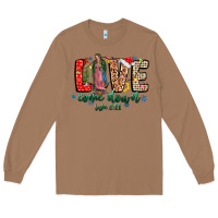 Toasted Coconut Love ComeDown Luke 2.11-2 Long Sleeve Tee - CowhideDigitalArt