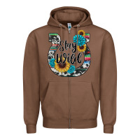 Chestnut western stay wild horsesho Zipper Hoodie - RanaPortraitStore