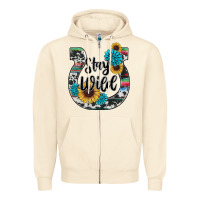 Sandshell western stay wild horsesho Zipper Hoodie - RanaPortraitStore