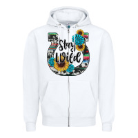 White western stay wild horsesho Zipper Hoodie - RanaPortraitStore