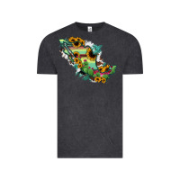 Vintage Black Mexico Map Vintage Tee - RanaPortraitStore
