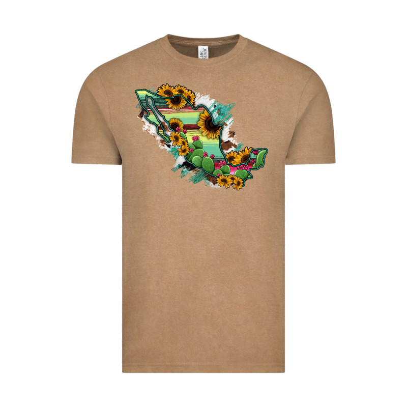 Mexico Map Vintage Tee by RanaPortraitStore | Teevron