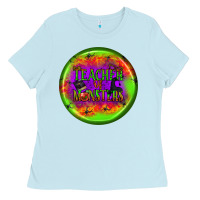Baby Blue teacher monsters earrings Ladies Tee - BundleAndBundleShop