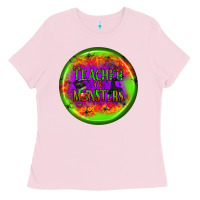 Bubblegum Pink teacher monsters earrings Ladies Tee - BundleAndBundleShop