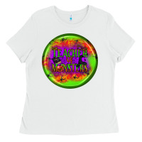 White teacher monsters earrings Ladies Tee - BundleAndBundleShop