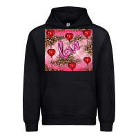 Black valentine's day love Urban Hoodie - RanaPortraitStore