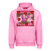 Fuchsia Pink valentine's day love Urban Hoodie - RanaPortraitStore
