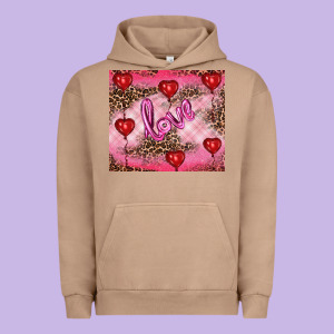 Valentine's Day Love Urban Hoodie Designed By Ranaportraitstore