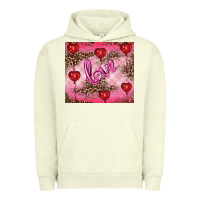 Pigment Pistachio valentine's day love Urban Hoodie - RanaPortraitStore