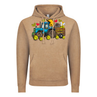 Vintage Coffee softball tractor Vintage Hoodie - SublimationCraftShop