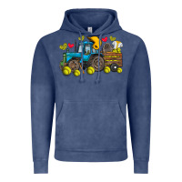 Vintage Denim softball tractor Vintage Hoodie - SublimationCraftShop