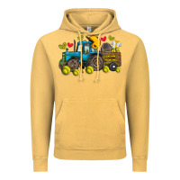 Vintage Mustard softball tractor Vintage Hoodie - SublimationCraftShop