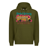 Army Green student delivery specialist school bus Premium Hoodie - Artiststas