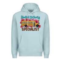 Blue Mist student delivery specialist school bus Premium Hoodie - Artiststas