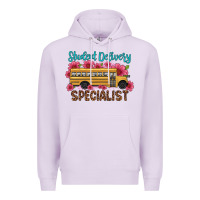 Lilac student delivery specialist school bus Premium Hoodie - Artiststas