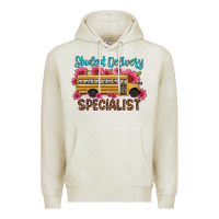 Oatmeal Heather student delivery specialist school bus Premium Hoodie - Artiststas