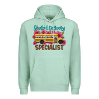 Seafoam student delivery specialist school bus Premium Hoodie - Artiststas