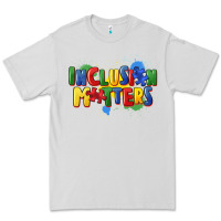 Dove Grey Inclusion matters Premium Tee - FaDigitalArtStudio
