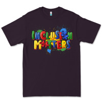 Plum Inclusion matters Premium Tee - FaDigitalArtStudio