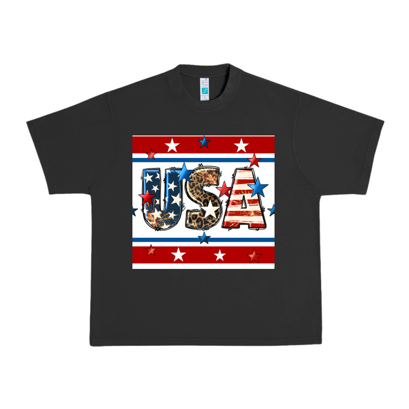 4th Of July Usa Seamless Pattern Urban Heavy Tee by BundleAndBundleShop | Teevron