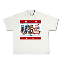 Pistachio 4th of july usa seamless pattern Urban Heavy Tee - BundleAndBundleShop