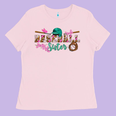 Baseball Sister Ladies Tee Designed By Bundleandbundleshop