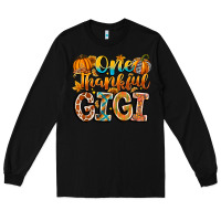 Black one thankful gigi Long Sleeve Tee - CowhideDigitalArt