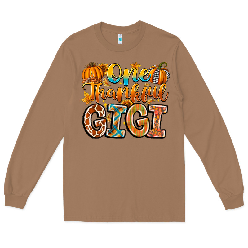 One Thankful Gigi Long Sleeve Tee by CowhideDigitalArt | Teevron