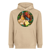 Mushroom Christmas Chick Family Heavyweight Hoodie - RanaPortraitStore