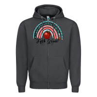 Smoke fifth grade rainbow Zipper Hoodie - RanaPortraitStore