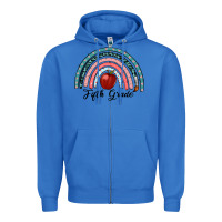 True Royal fifth grade rainbow Zipper Hoodie - RanaPortraitStore