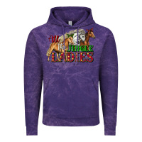 Cloud Purple all the jingle ladies christmas horses Vintage Hoodie - LillyAllenDesigns