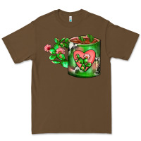Cacao Cactus Coffee cup Premium Tee - FaDigitalArtStudio