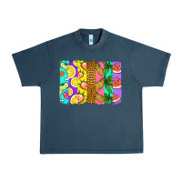 Midnight Navy summer brushstroke Urban Heavy Tee - Jasminsmagicworld