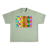 Oil Green summer brushstroke Urban Heavy Tee - Jasminsmagicworld