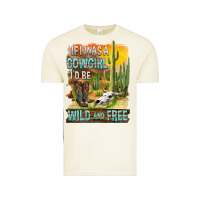 Vintage Arctic If Was A Cowgirl I'd Be Wild And Free Vintage Tee - FaDigitalArtStudio