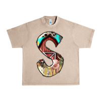 French Oak farm life alphabet lowercase letters s Urban Heavy Tee - BundleAndBundleShop