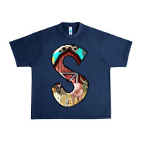 Navy farm life alphabet lowercase letters s Urban Heavy Tee - BundleAndBundleShop