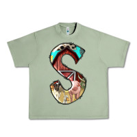 Oil Green farm life alphabet lowercase letters s Urban Heavy Tee - BundleAndBundleShop