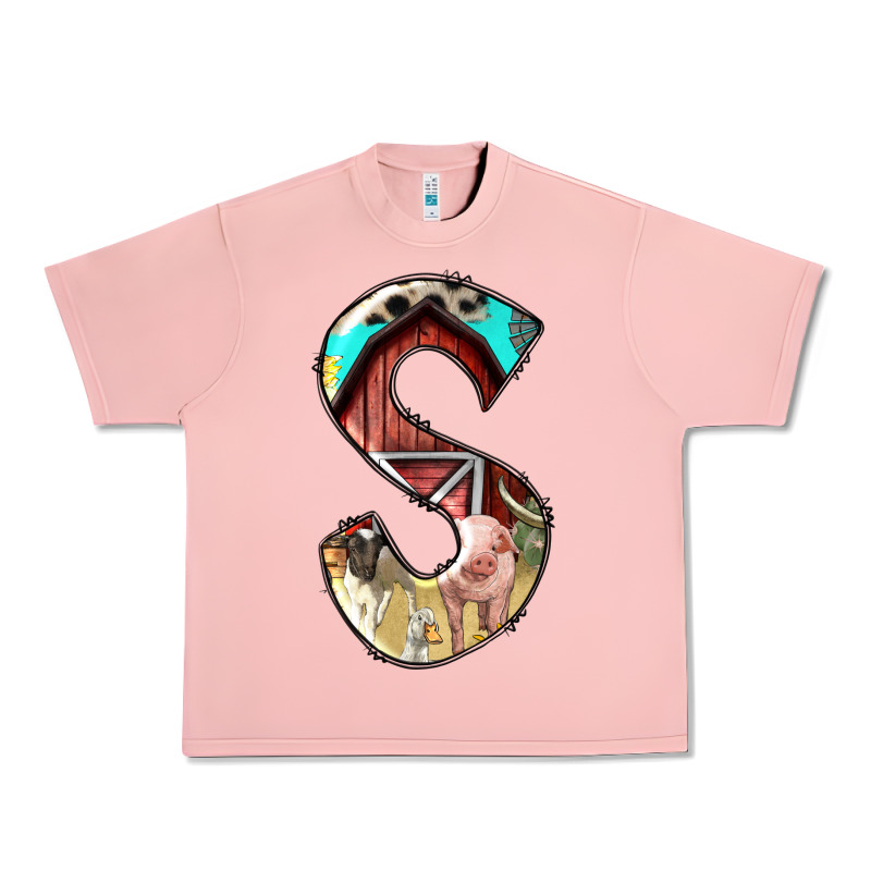 Farm Life Alphabet Lowercase Letters S Urban Heavy Tee by BundleAndBundleShop | Teevron