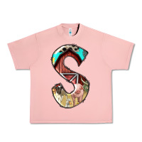 Salmon farm life alphabet lowercase letters s Urban Heavy Tee - BundleAndBundleShop