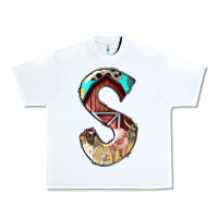White farm life alphabet lowercase letters s Urban Heavy Tee - BundleAndBundleShop