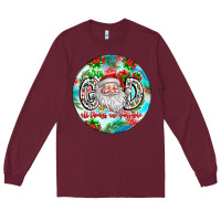 Burgundy With god all things are possible Long Sleeve Tee - CowhideDigitalArt