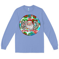 Colony Blue With god all things are possible Long Sleeve Tee - CowhideDigitalArt