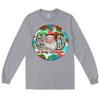 Heather Grey With god all things are possible Long Sleeve Tee - CowhideDigitalArt