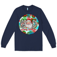 Navy With god all things are possible Long Sleeve Tee - CowhideDigitalArt