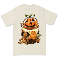 Bone Halloween Jack O Lantern Bobba Cup Premium Tee - FaDigitalArtStudio
