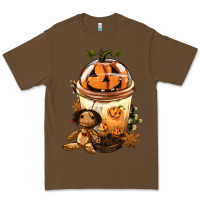 Cacao Halloween Jack O Lantern Bobba Cup Premium Tee - FaDigitalArtStudio