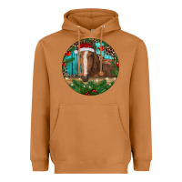 Meerkat Brown Horse Christmas Heavyweight Hoodie - RanaPortraitStore